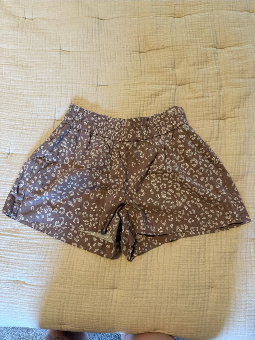 a new day Brown Leopard Print Women’s Shorts